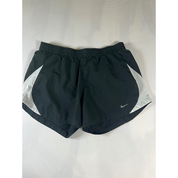 Nike Pants - Nike Women Running Shorts Black White Mesh Inset Athletic Size M